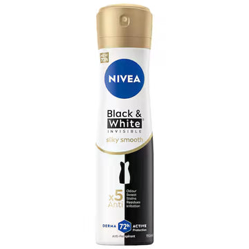 NIVEA BODY SPRAY (BLACK & WHITE - SILKY SMOOTH) 150 ML