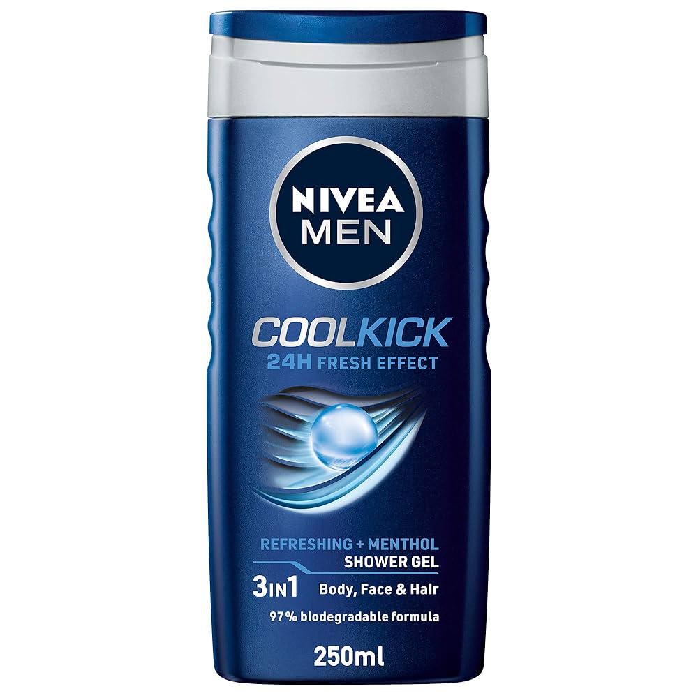 NIVEA MEN SHOWER GEL (COOLKICK) 250 ML