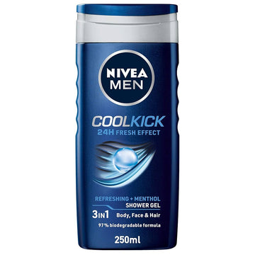 NIVEA MEN SHOWER GEL (COOLKICK) 250 ML