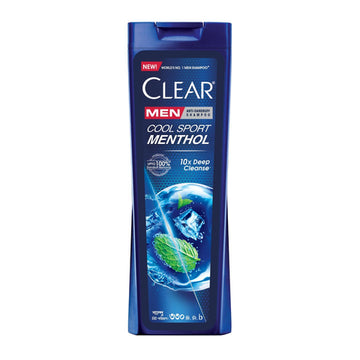 CLEAR MEN 10X DEEP COOLING EFFECT SHAMPOO (COOL SPORT MENTHOL)