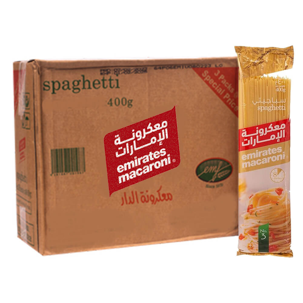 EMIRATES SPAGHETTI  24 X 400 GM-WHOLESALE