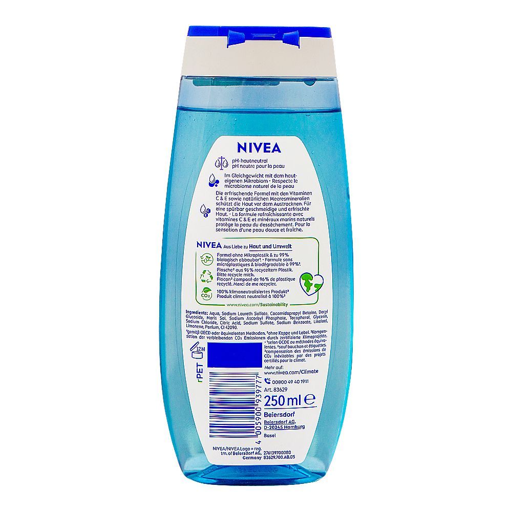 NIVEA SHOWER GEL (FRESH PURE) 250 ML