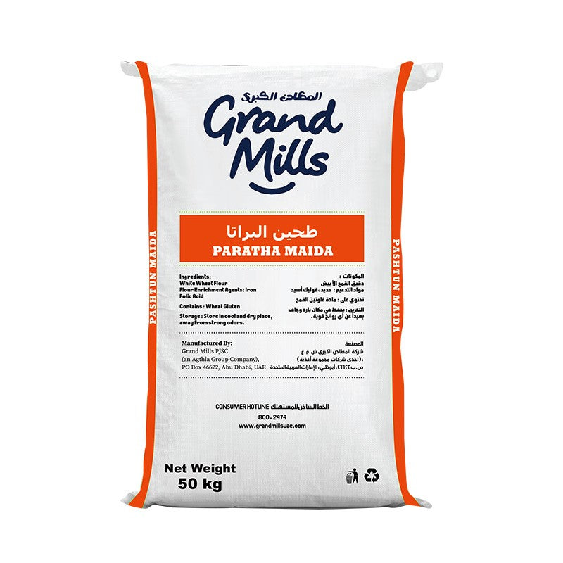 GRAND MILL PARATHA MAIDA 50 KG - Wholesale