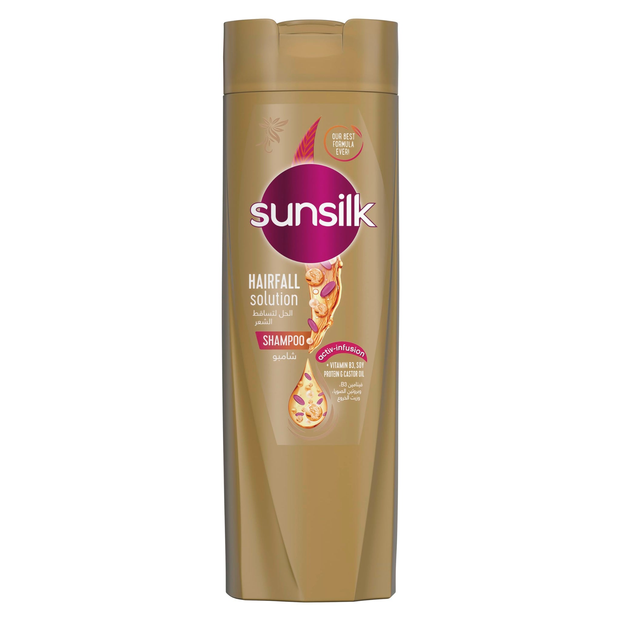 SUNSILK HAIRFALL SOLUTION SHAMPOO (GOLD)