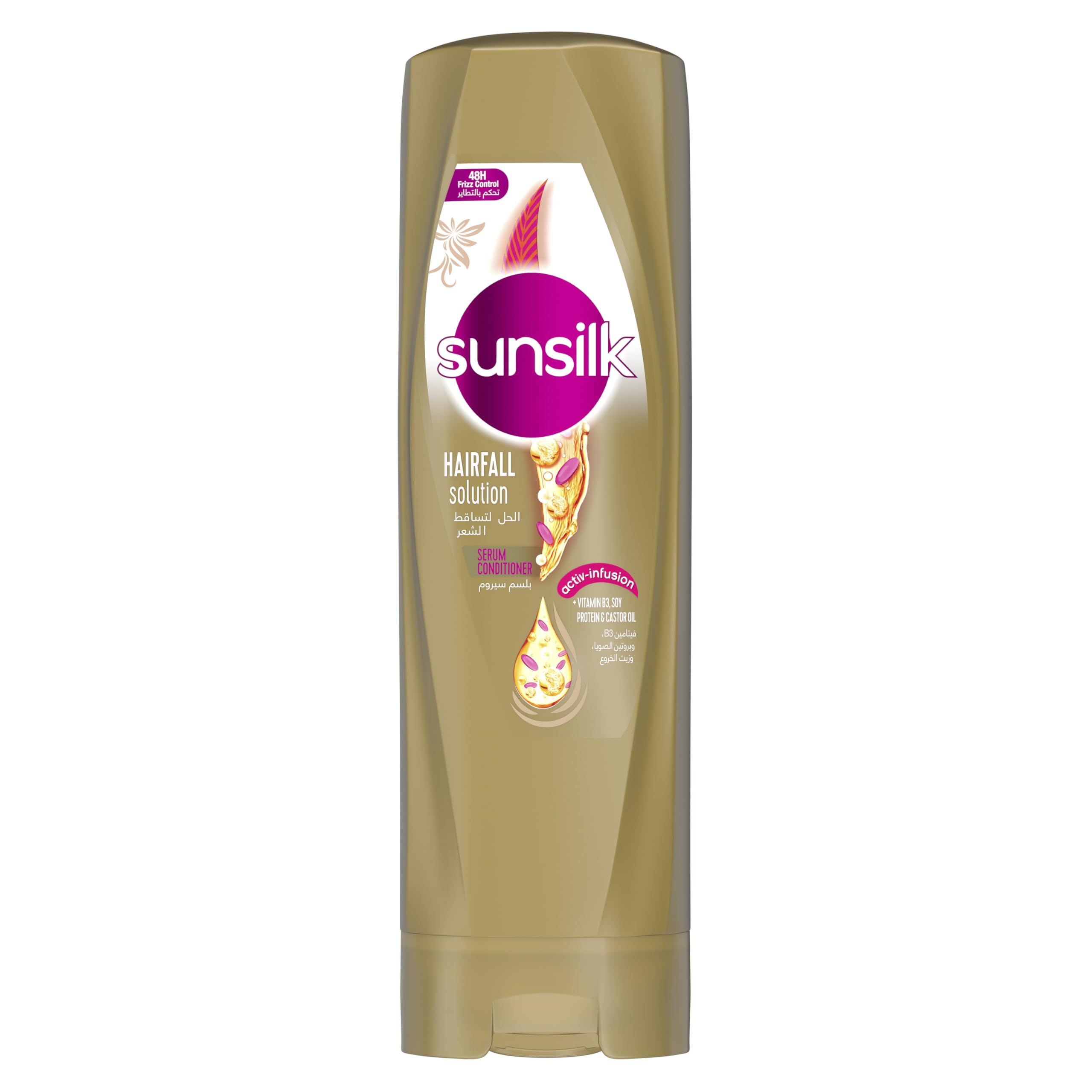 SUNSILK HAIRFALL SOLUTION SERUM CONDITIONER 350 ML (GOLD)