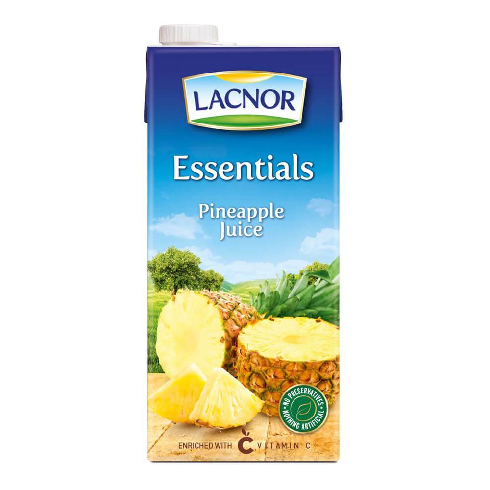 LACNOR **( JUICE PINEAPPLE )** 12 X 1 LTR **
