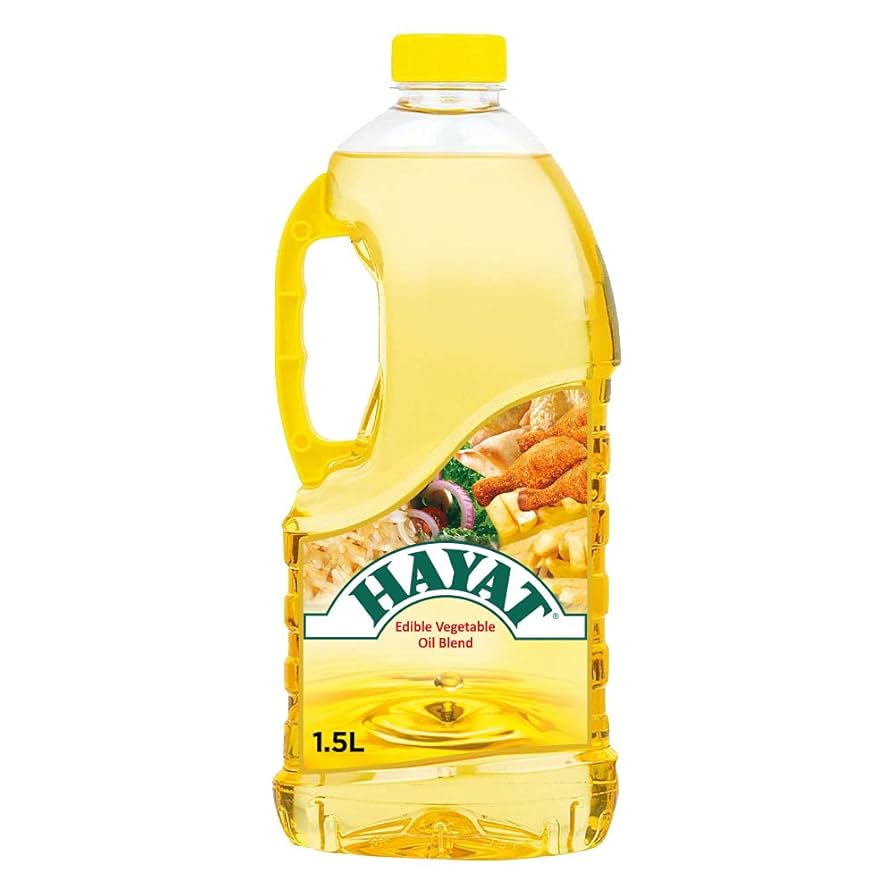 HAYAT FRYING OIL 6 X 1.5 LTR - Wholesale