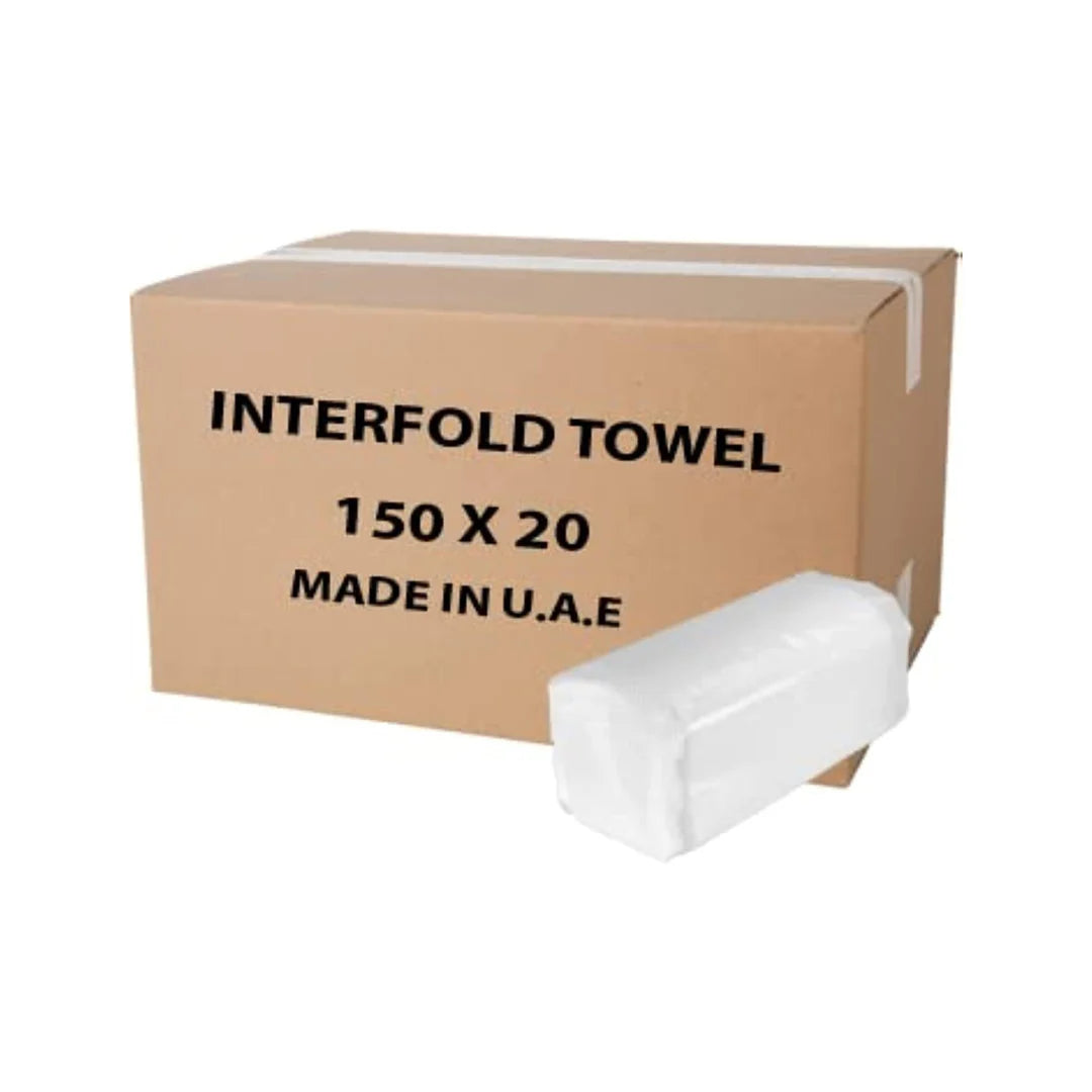 INTERFOLD TISSUE 20 x 150 PCS