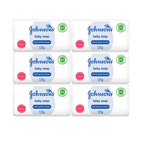 JOHNSON BABY SOAP (MILD & GENTLE CLEANSE) 72 X 125 GM - Wholesale