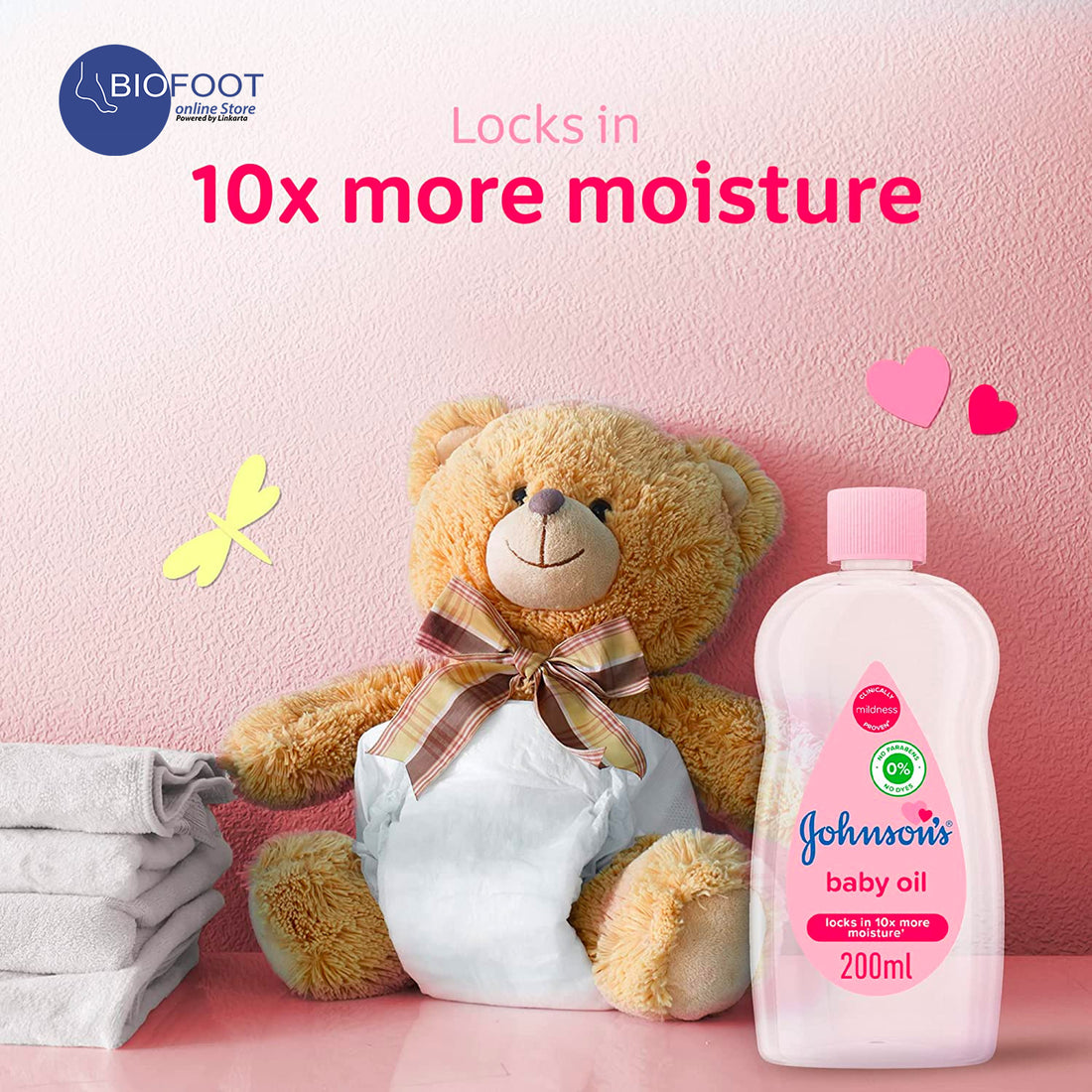 JOHNSONS  BABY  OIL  200 ML