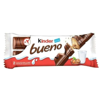 KINDER BUENO MILK CHOCOLATE BAR 30 X 43 GM