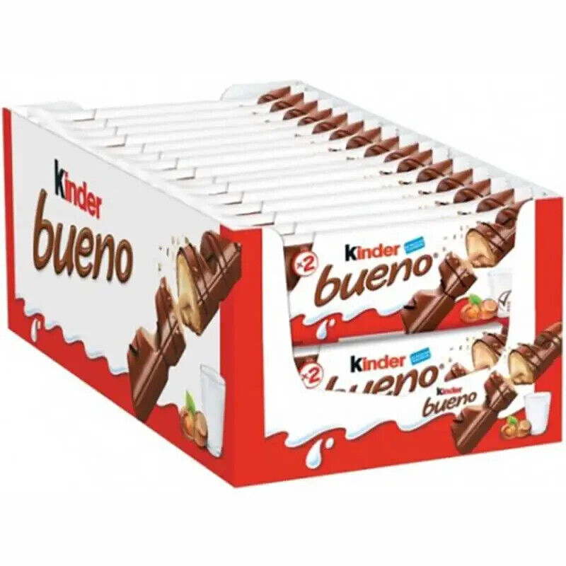 KINDER BUENO MILK CHOCOLATE BAR 30 X 43 GM