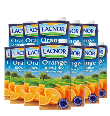 LACNOR **( JUICE ORANGE )** 12 X 1 LTR