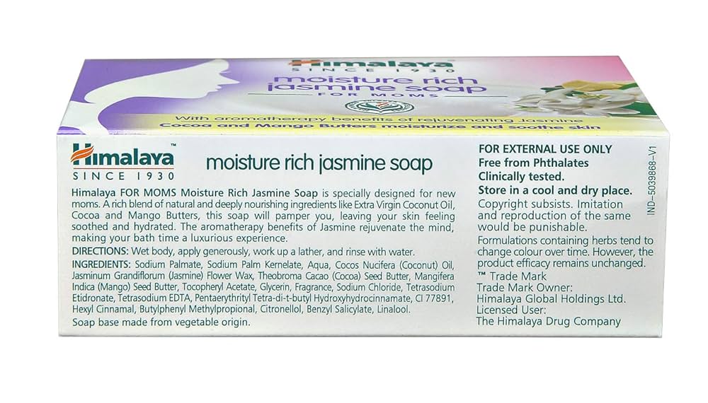 HIMALAYA MOISTURE RICH JASMINE SOAP 125 GM