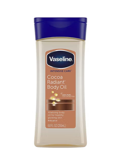 VASELINE COCOA RADIENT  BODY OIL 18x200 ML  -WHOLESALE