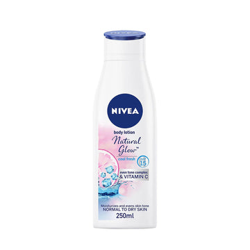 NIVEA BODY LOTION (NATURAL GLOW) 12 X 250 ML - Wholesale
