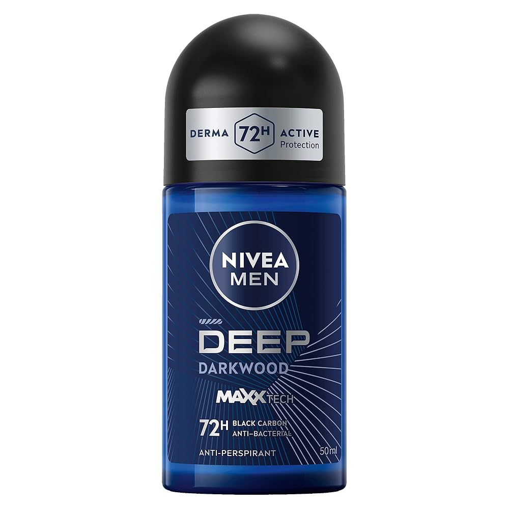 NIVEA MEN ROLL ON (DEEP DARK WOOD) 30 X 50 ML - Wholesale