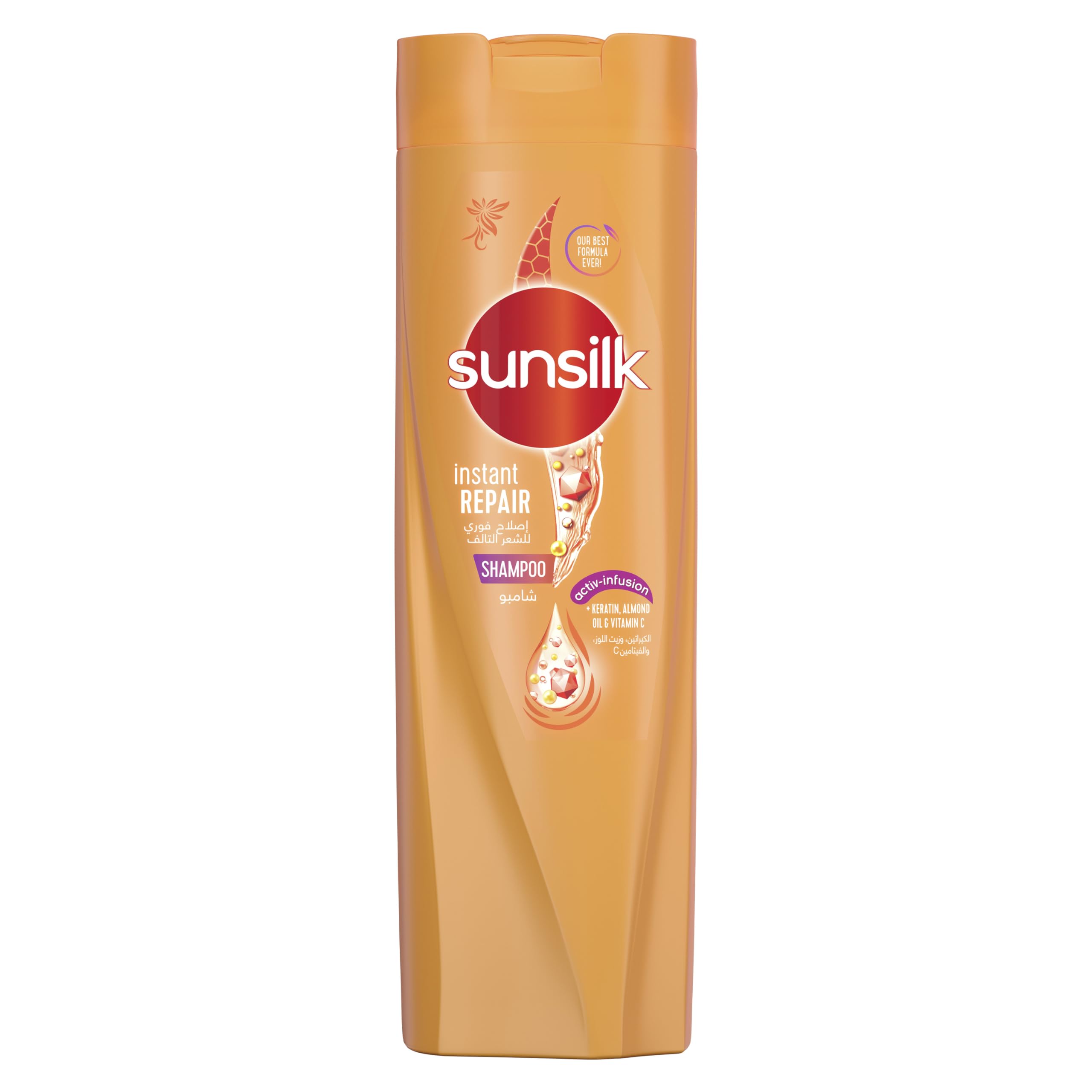 SUNSILK INSTANT REPAIR SHAMPOO 12 X 400 ML (ORANGE) - Wholesale
