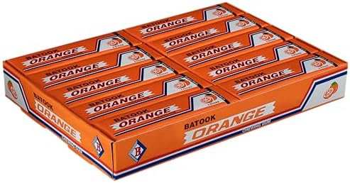 BATOOK ORANGE CHEWING GUM 50 X 20 X 5 STICKS - Wholesale