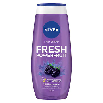 NIVEA SHOWER GEL (FRESH POWERFRUIT) 250 ML