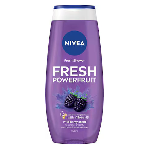 NIVEA SHOWER GEL (FRESH POWERFRUIT) 250 ML