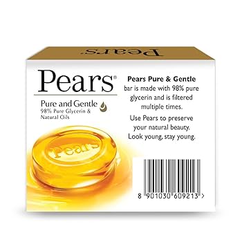PEARS PURE & GENTLE SOAP BAR 125 GM (GOLD)
