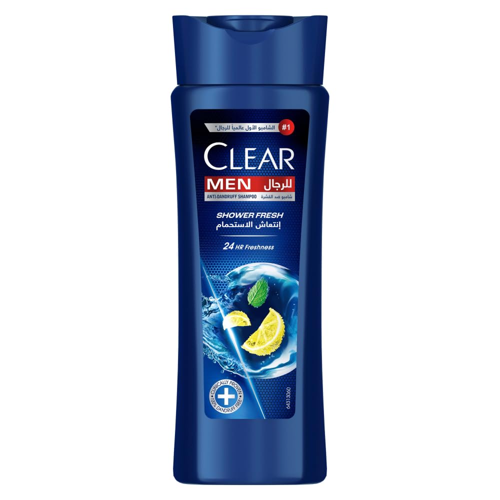 CLEAR MEN 24 HR FRESHNESS SHAMPOO (SHOWER FRESH)