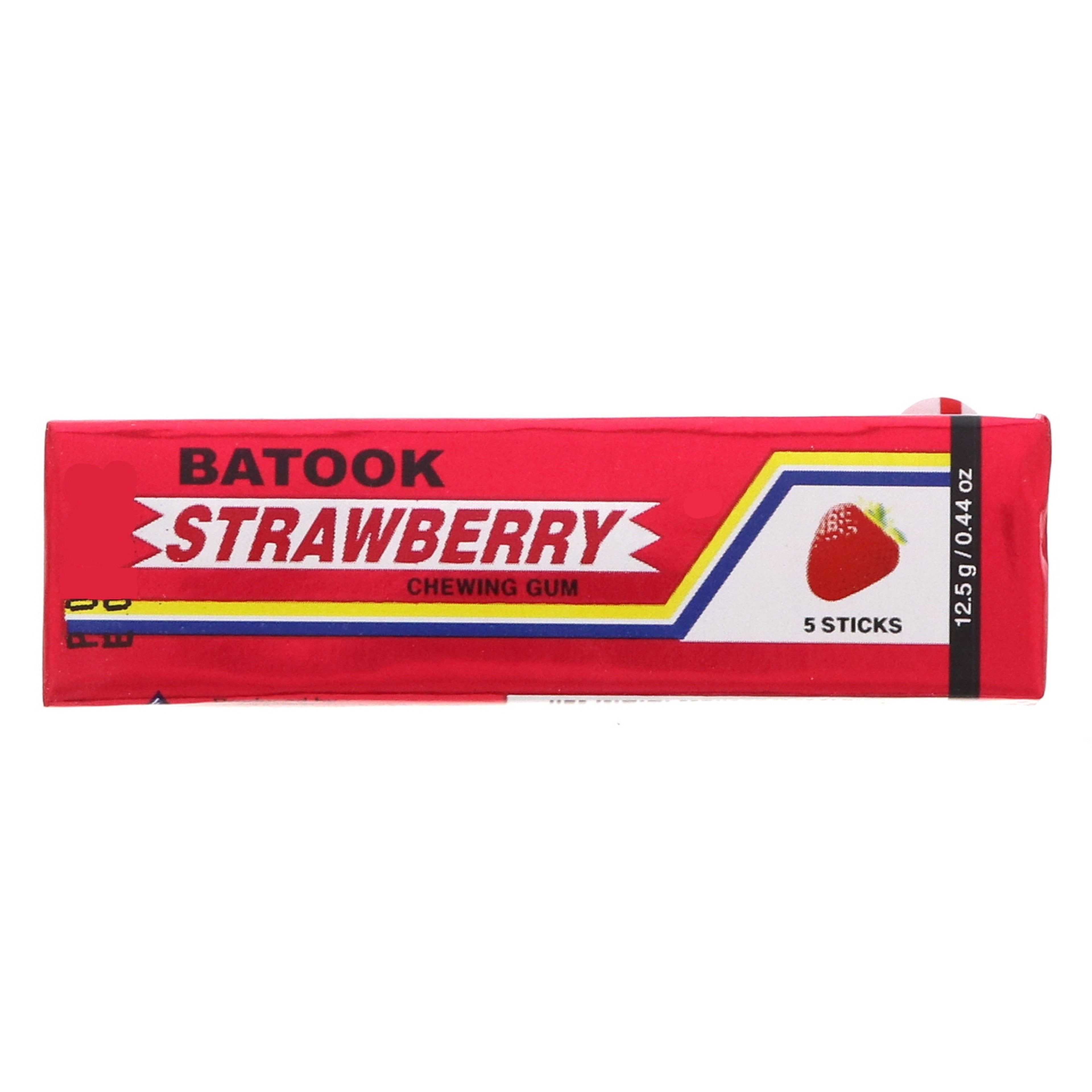 BATOOK STRAWBERRY CHEWING GUM 50 X 20 X 5 STICKS - Wholesale