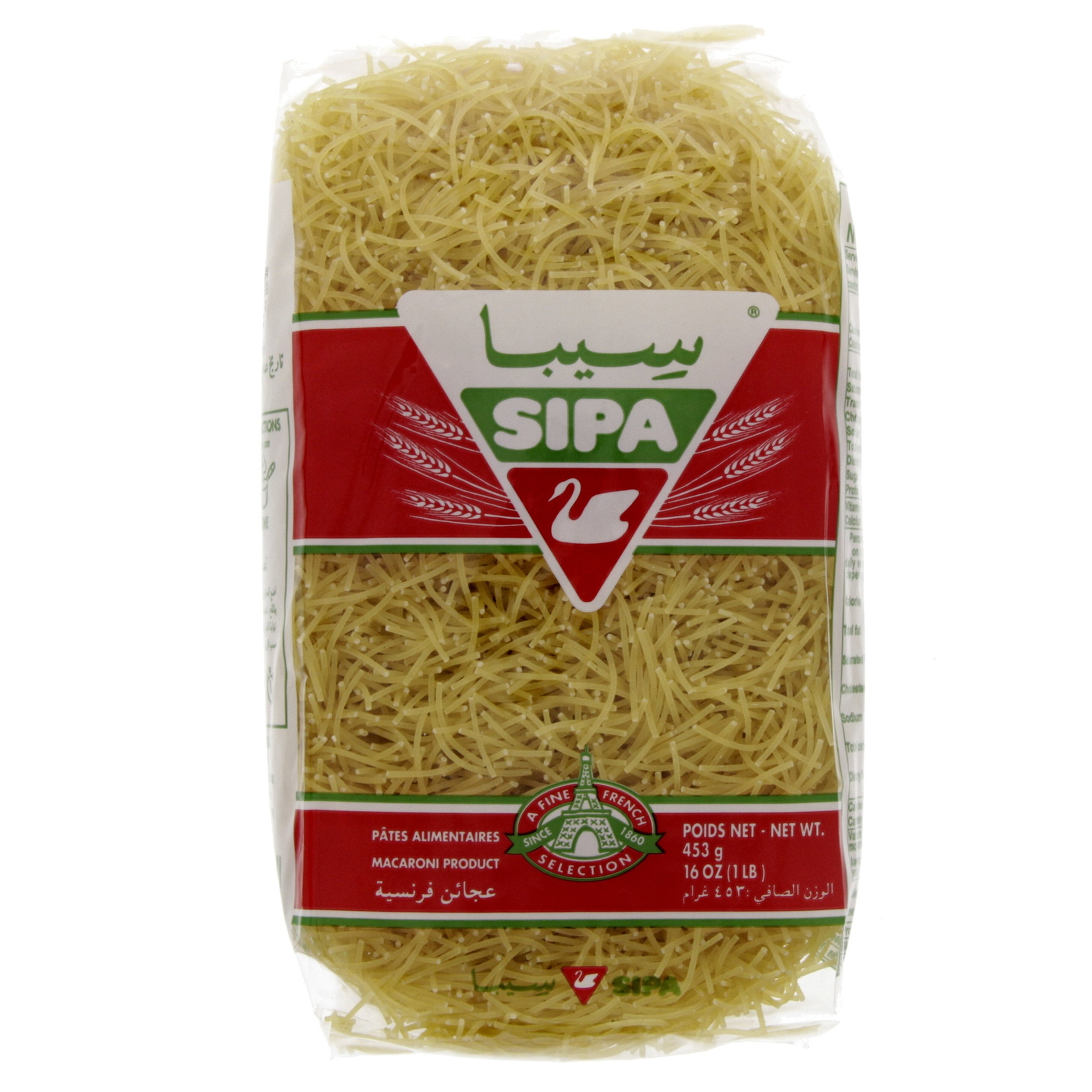 SIPA VERMICELLI PASTA 24 X 450 GM - Wholesale