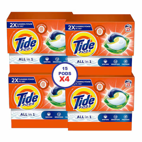 TIDE ORIGINAL ALL IN ONE PODS 15 x 20.5 gm