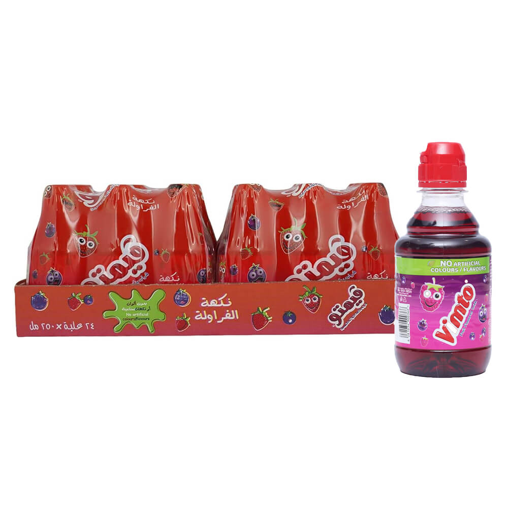 VIMTO SPARKLING FRUIT (PET BOTTLE) 24 X 250 ML - Wholesale