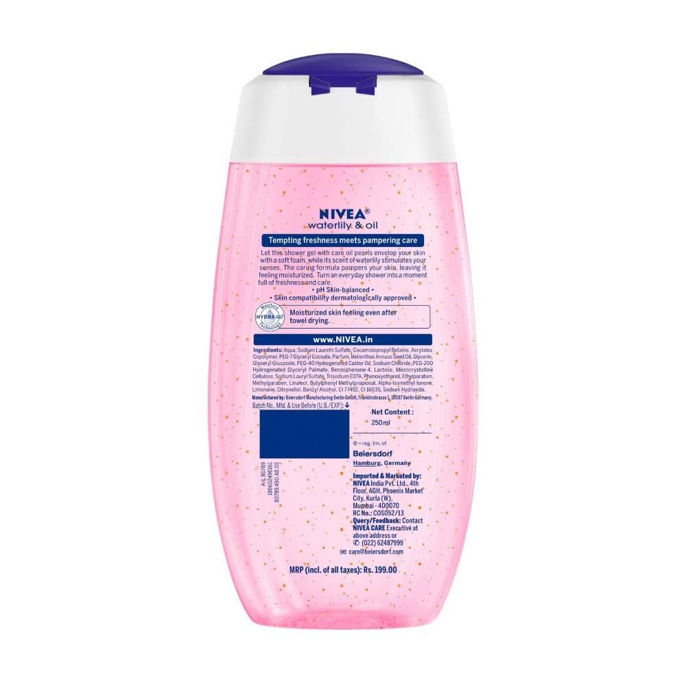 NIVEA SHOWER GEL (WATERLILY & OIL) 250 ML