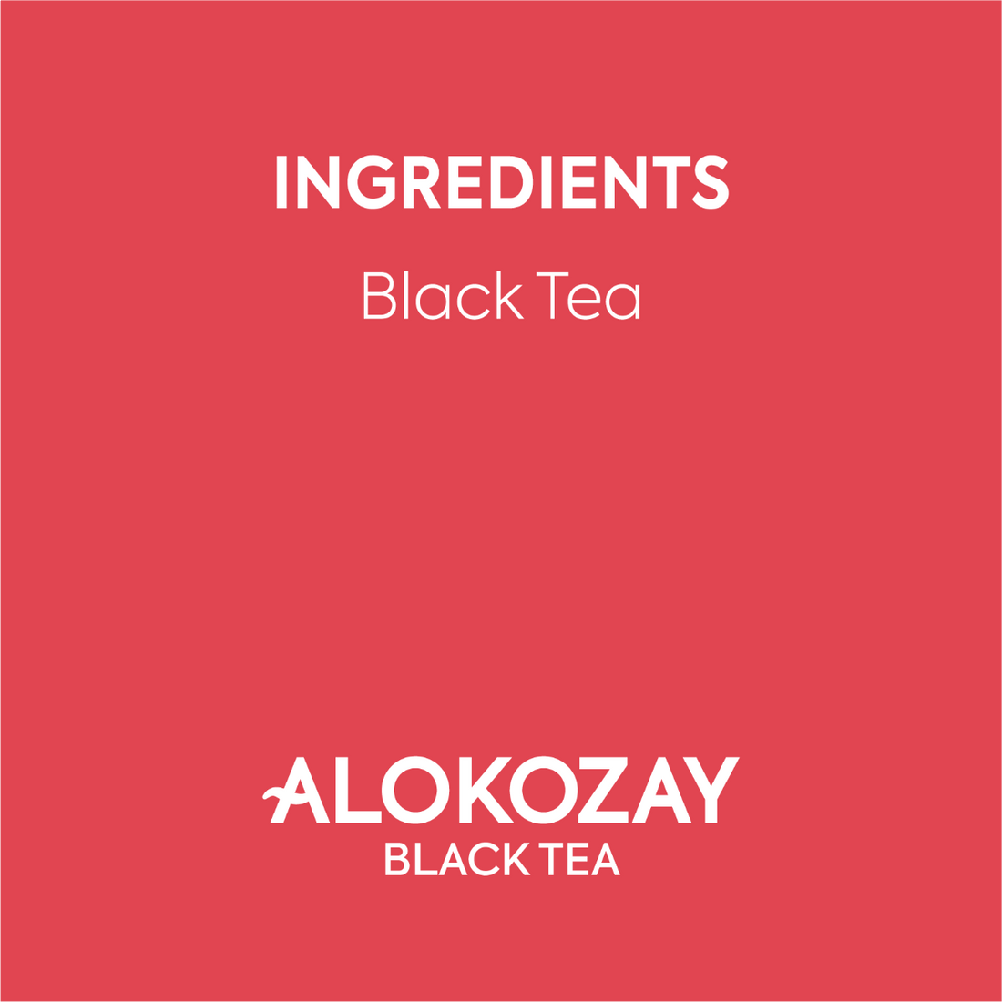ALOKOZAY TEA BAGS 100 BAGS