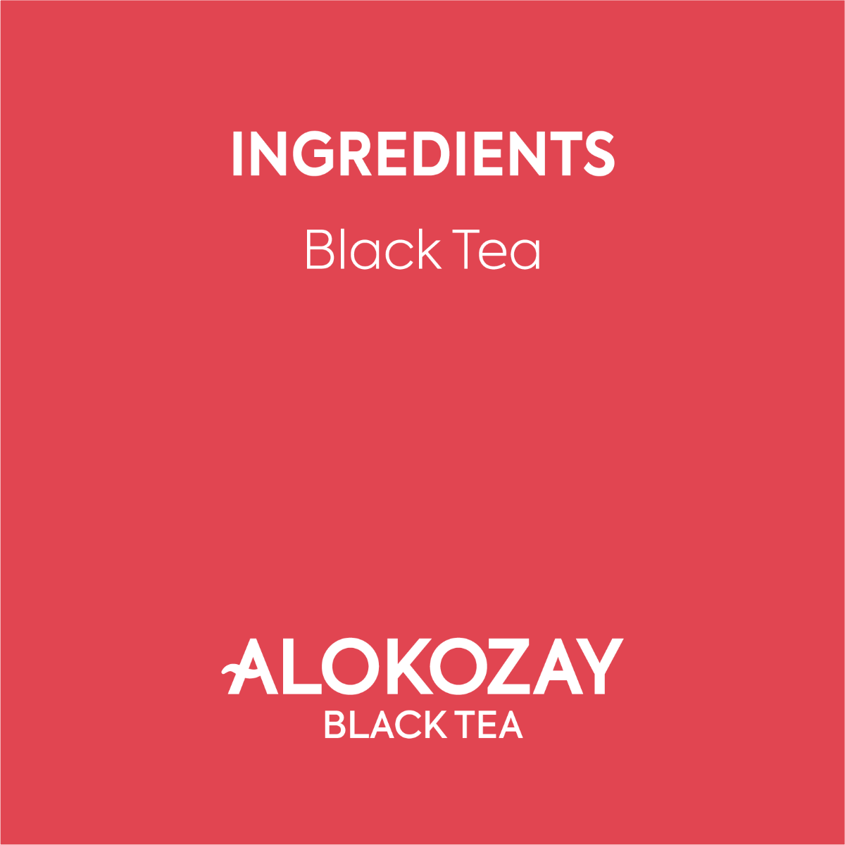 ALOKOZAY TEA BAGS 100 BAGS
