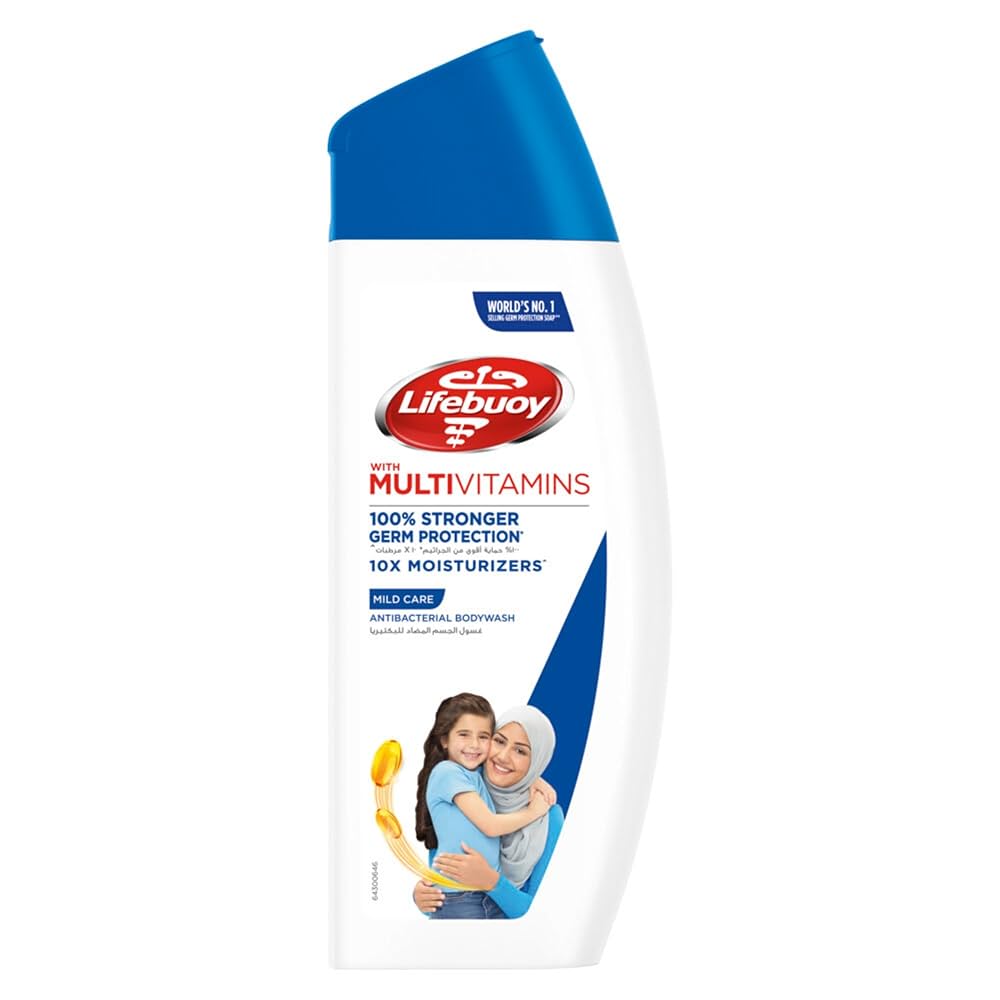 LIFEBUOY MILD CARE ANTIBACTERIAL SHOWER GEL 300 ML (BLUE)