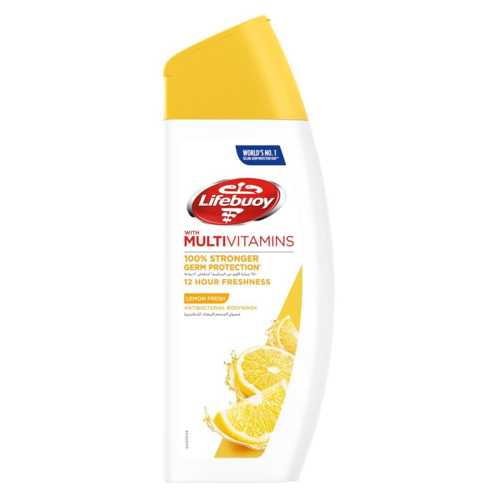 LIFEBUOY LEMON FRESH ANTIBACTERIAL SHOWER GEL 300 ML (YELLOW)