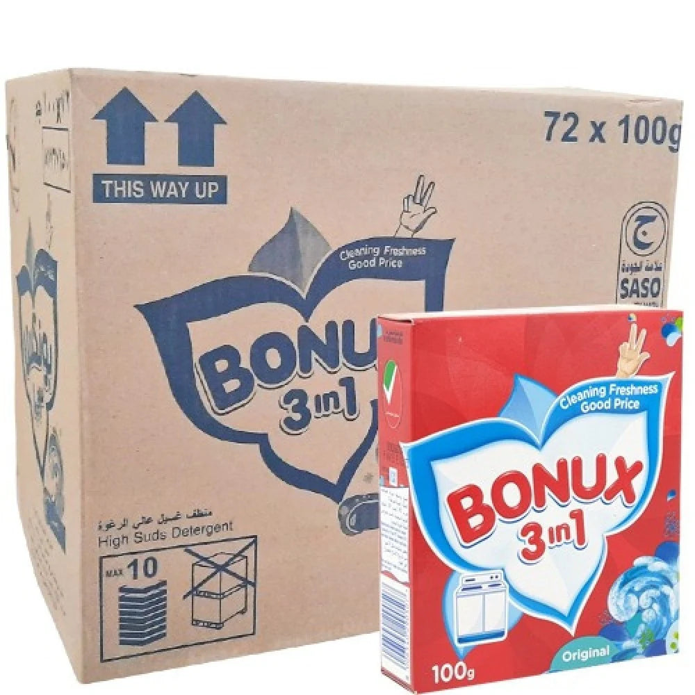 BONUX DETERGENT POWDER 110 GM
