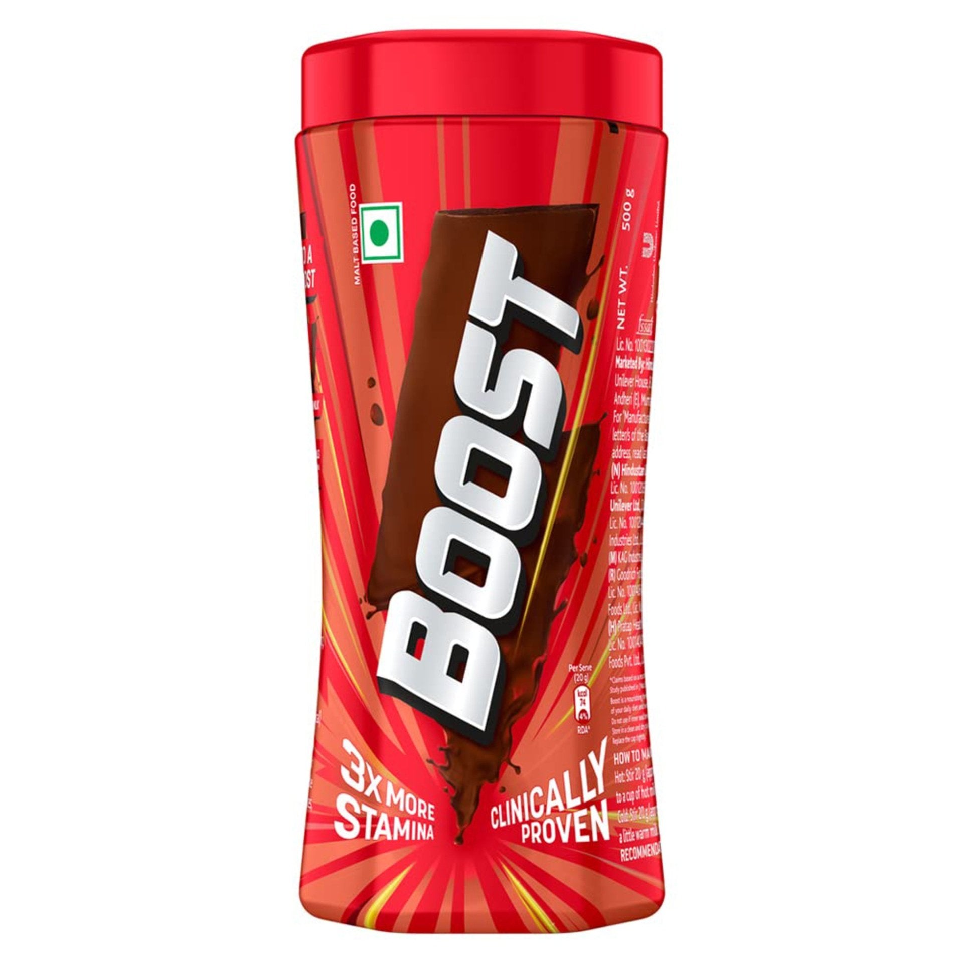 BOOST CHOCOLATE NUTRITION DRINK POWDER 24 X 500 GM - Wholesale
