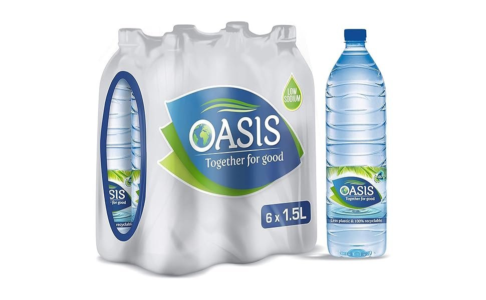 OASIS WATER ** 12 X 1.5 LTR BOX **( BIG ) (Wholesale)