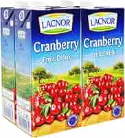 LACNOR JUICE *** CRANBERRY *** 12 X 1 LTR