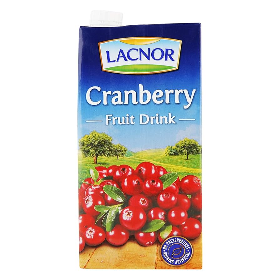LACNOR JUICE *** CRANBERRY *** 12 X 1 LTR