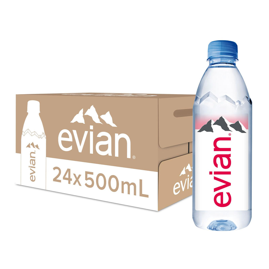 EVIAN  WATER 24 X 500 ml (Wholesale)