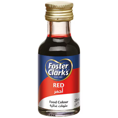 FOSTER CLARK'S FOOD COLOUR (RED) 12 X 28 ML
