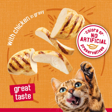 PURINA FRISKIES PRIME FILETS WITH CHICKEN IN GRAVY 24 X 156 GM - Wholesale