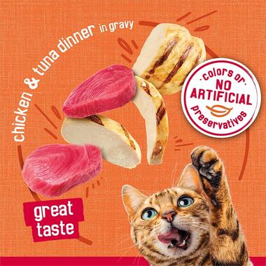 PURINA FRISKIES PRIME CHICKEN & TUNA DINNER IN GRAVY 24 X 156 GM - Wholesale
