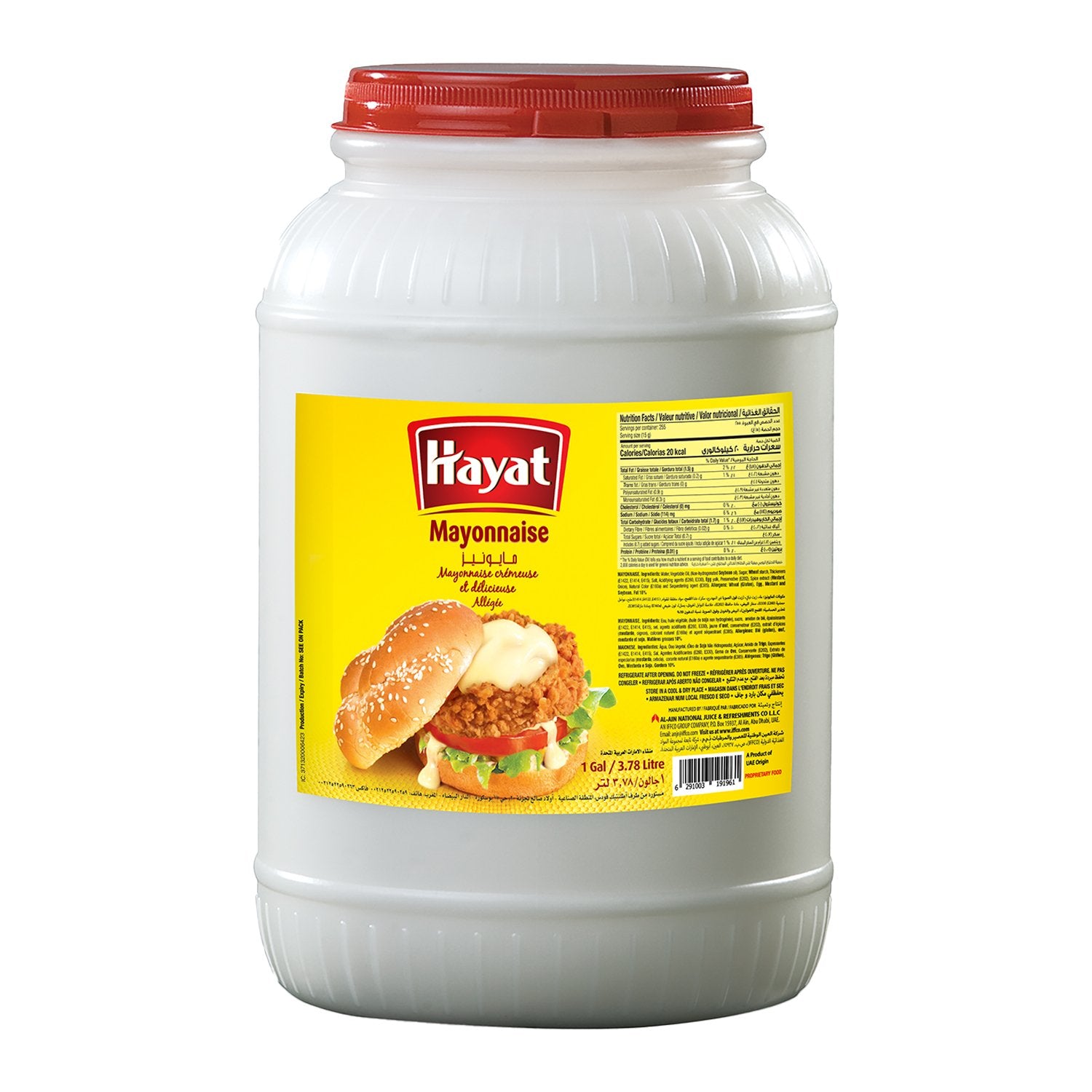 HAYAT MAYONNAISE 4 X 4 LTR - Wholesale