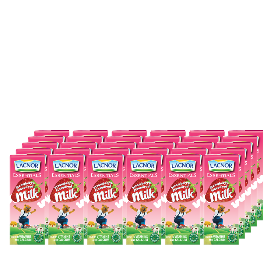 LACNOR ** STRAWBERRY MILK ** 32 * 180