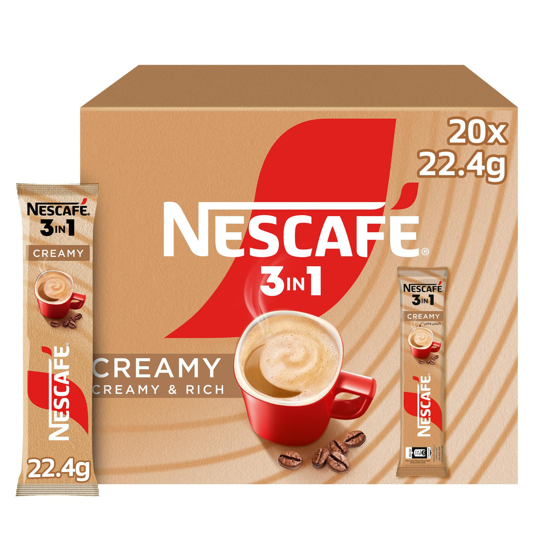 NESCAFÉ 3 IN 1 CREAMY LATTE 20 X 22.4 GM
