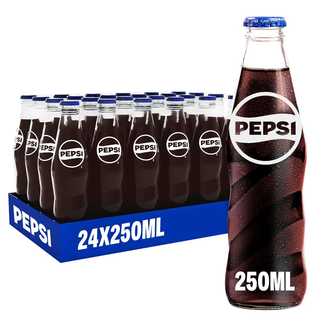 PEPSI GLASS BOTTLE 24 X 250 ML