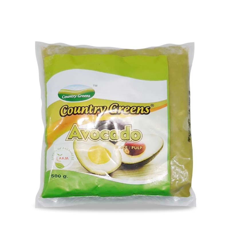 COUNTRY GREENS AVOCADO PULP FROZEN * 20 x 500 gm  -WHOLESALE